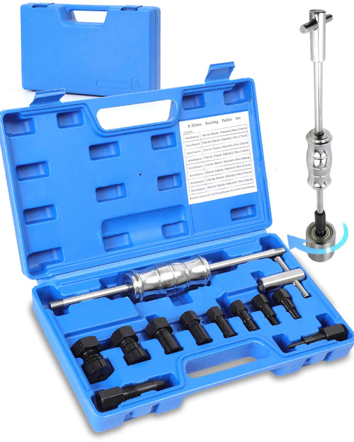 Innen-Lagerabzieher Set 12-tlg. mit Gleithammer Sackloch 8–32mm