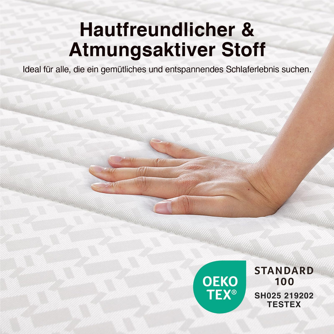 Kaltschaummatratze 140x200 cm 7-Zonen H3/H4 doppelseitig - Bild 3