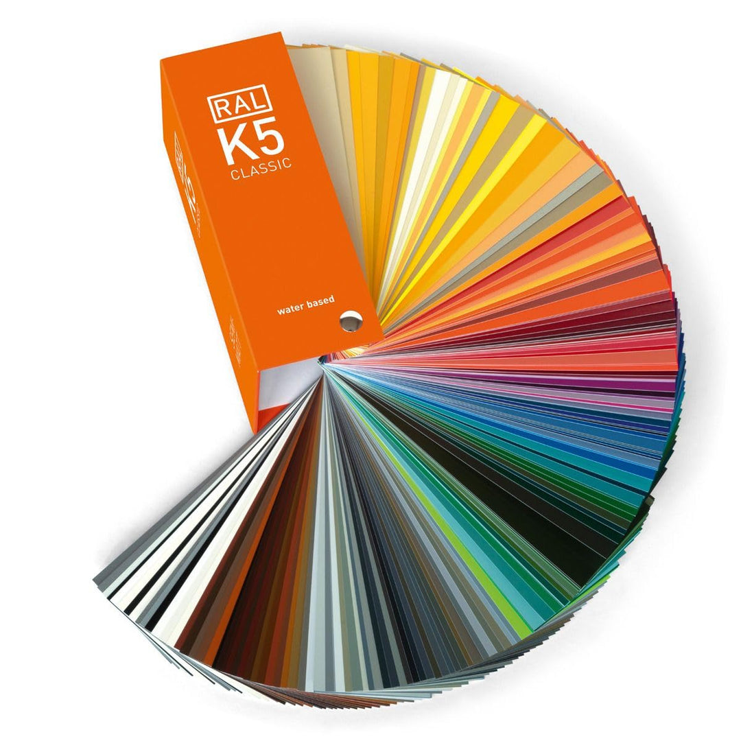 RAL Farbfächer K5 Classic 216 Farben seidenmatt 8 Sprachen