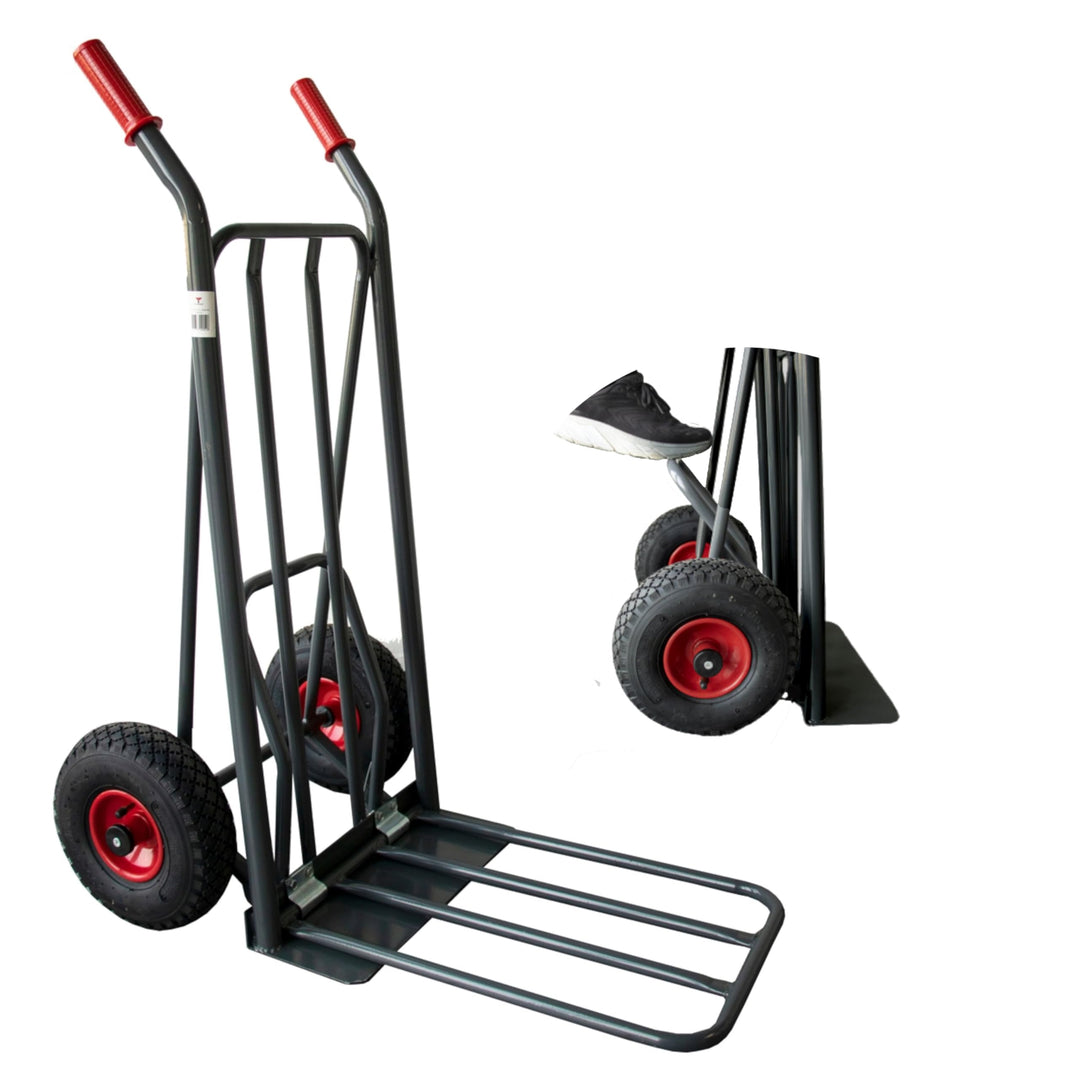 Sackkarre klappbar 250 kg mit Easy-Tip-Funktion und Lufträdern