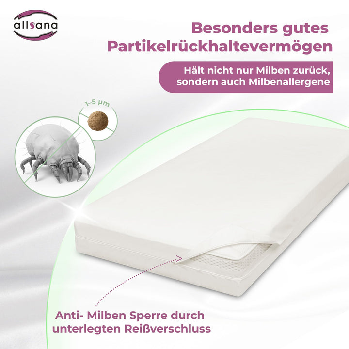 Matratzenbezug Milbenschutz Encasing 80x200x20 cm für Allergiker - Bild 3