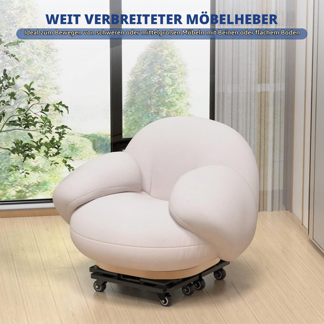 Transportroller Rollbrett 400 kg Tragkraft mit 360°-Rollen - Bild 6