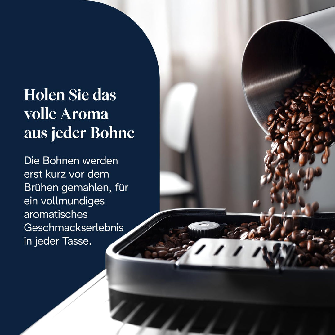 Kaffeevollautomat 7 Getränke mit LatteCrema Milchsystem Silber-Schwarz - Bild 3