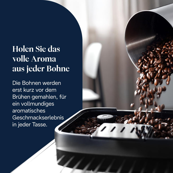 Kaffeevollautomat 7 Getränke mit LatteCrema Milchsystem Silber-Schwarz - Bild 3