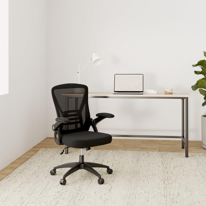 Bürostuhl mit Netzrücklehne, Lendenwirbelstütze und Armlehnen - Bild 2