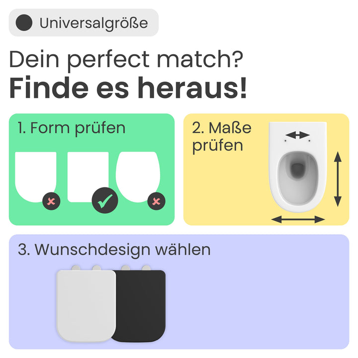 WC-Sitz eckig Duroplast mit Absenkautomatik und Schnellverschluss - Bild 6