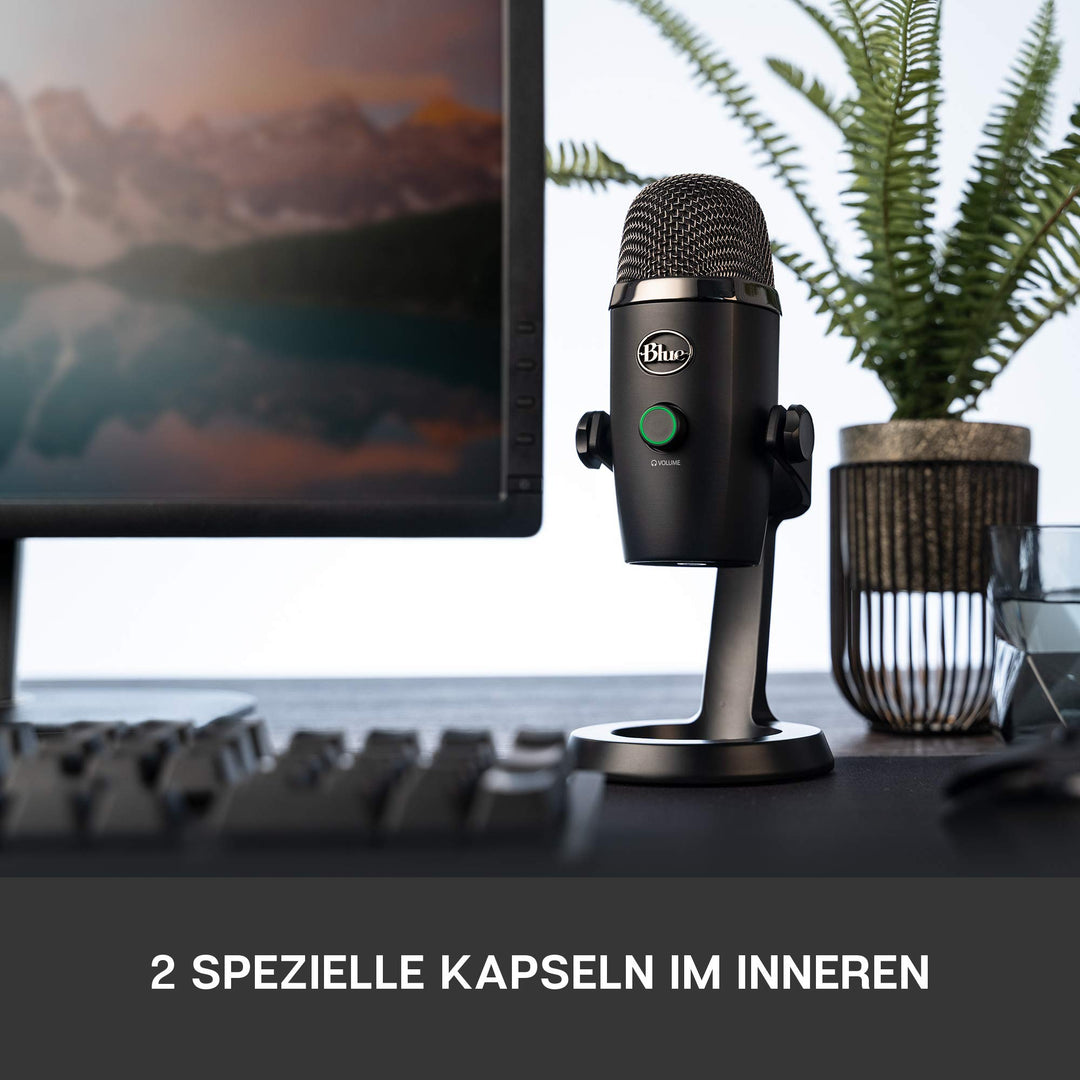 USB-Mikrofon 24-Bit mit 2 Kapseln für Streaming &amp; Podcast - Bild 10