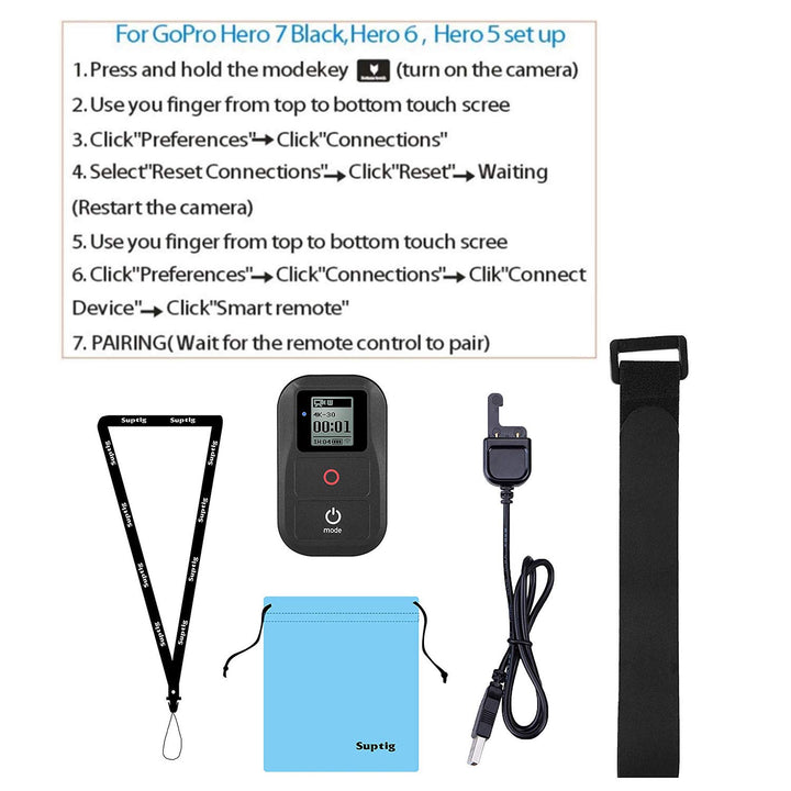 GoPro Fernbedienung kabellos WLAN LCD wasserdicht 50m Reichweite - Bild 7