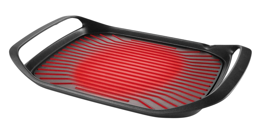 Grill-Bratpfanne Antihaft Induktion 42x28 cm mit 2 Wärmezonen - Bild 2