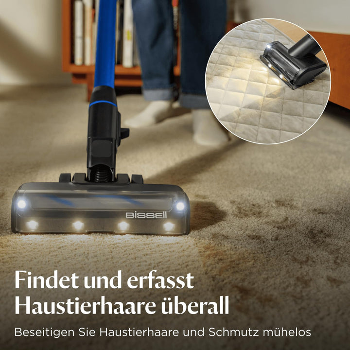 Kabelloser Staubsauger 3-in-1 200W Tierhaare HEPA bis 40 Min - Bild 3