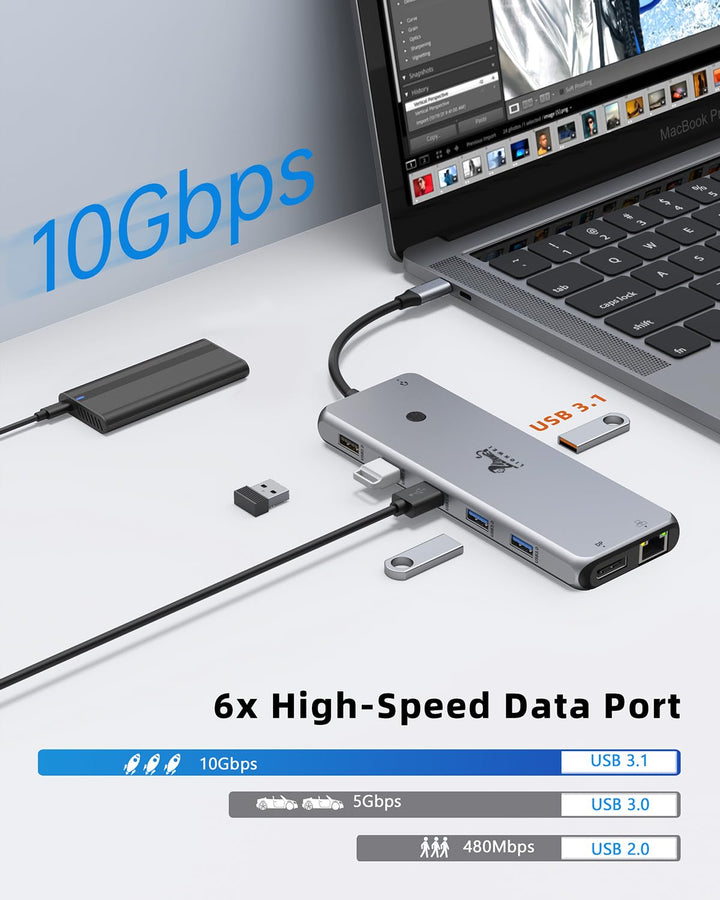 Dockingstation 13-in-1 Triple Monitor USB-C mit 8K DisplayPort - Bild 6