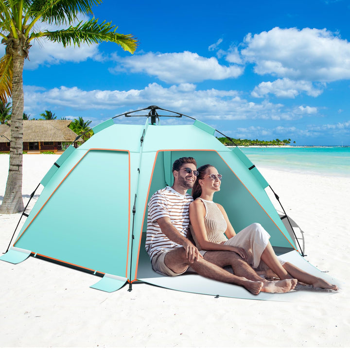 Strandzelt Pop-Up 3-5 Personen UPF 50+ mit 3 Türen - Bild 6