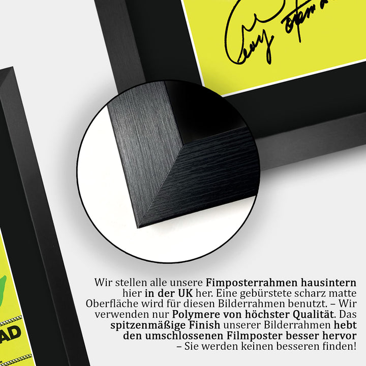 Boxposter gerahmt George Foreman vs Muhammad Ali A3 mit Autogrammdruck - Bild 5