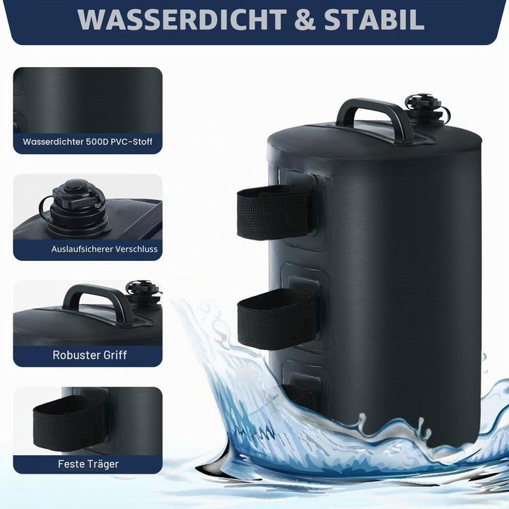 Pavillon Wassergewichtstaschen 500D PVC 4er-Set fuer Standschutz - Bild 4