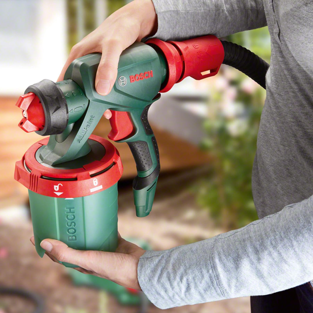 Farbsprühsystem elektrisch 650 W mit 1000-ml-Behälter Innen &amp; Aussen - Bild 5