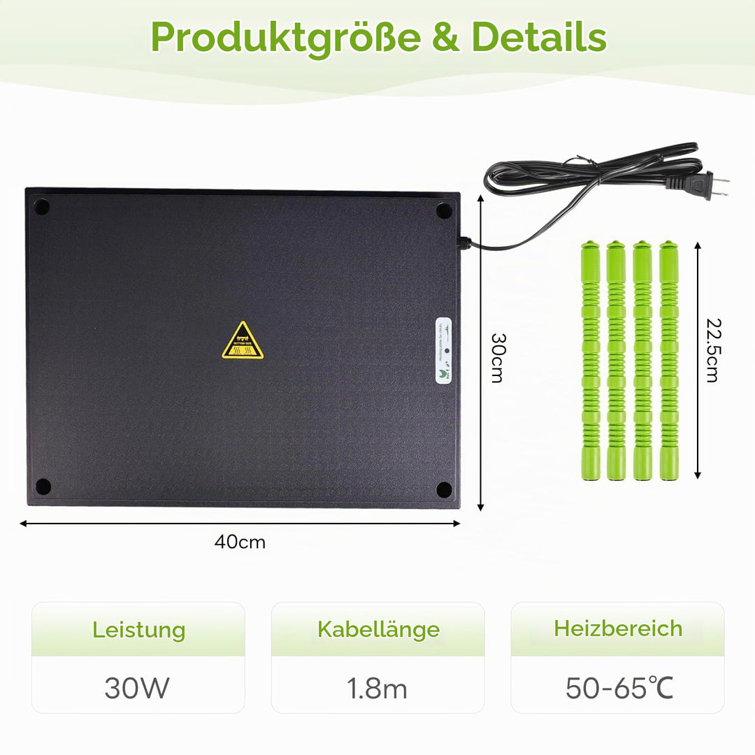 Heizplatte Küken 30x40cm höhenverstellbar 6-18cm für Geflügelaufzucht - Bild 5