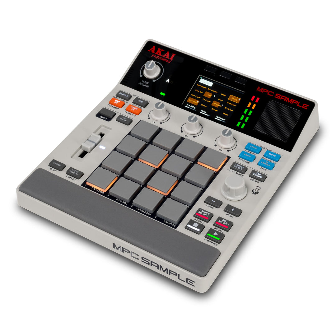 Sampler Standalone mit Sequenzer 16 Pads Akku 60 Effekte