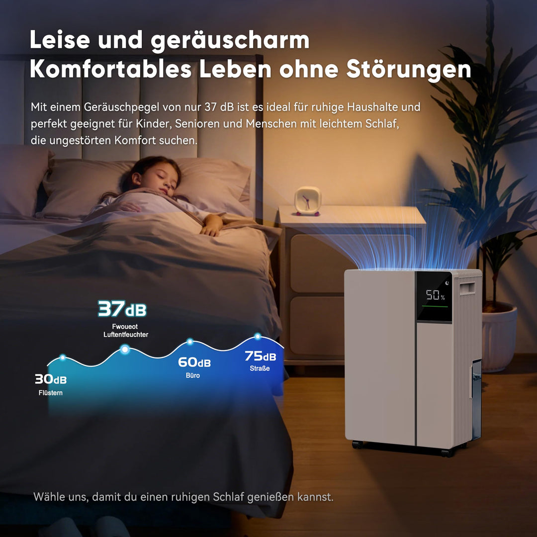 Luftentfeuchter mit Kompressor 16L/24h für Räume bis 45m² - Bild 5