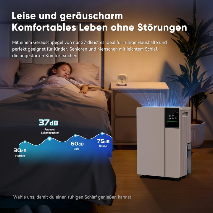 Luftentfeuchter mit Kompressor 16L/24h für Räume bis 45m² - Bild 5