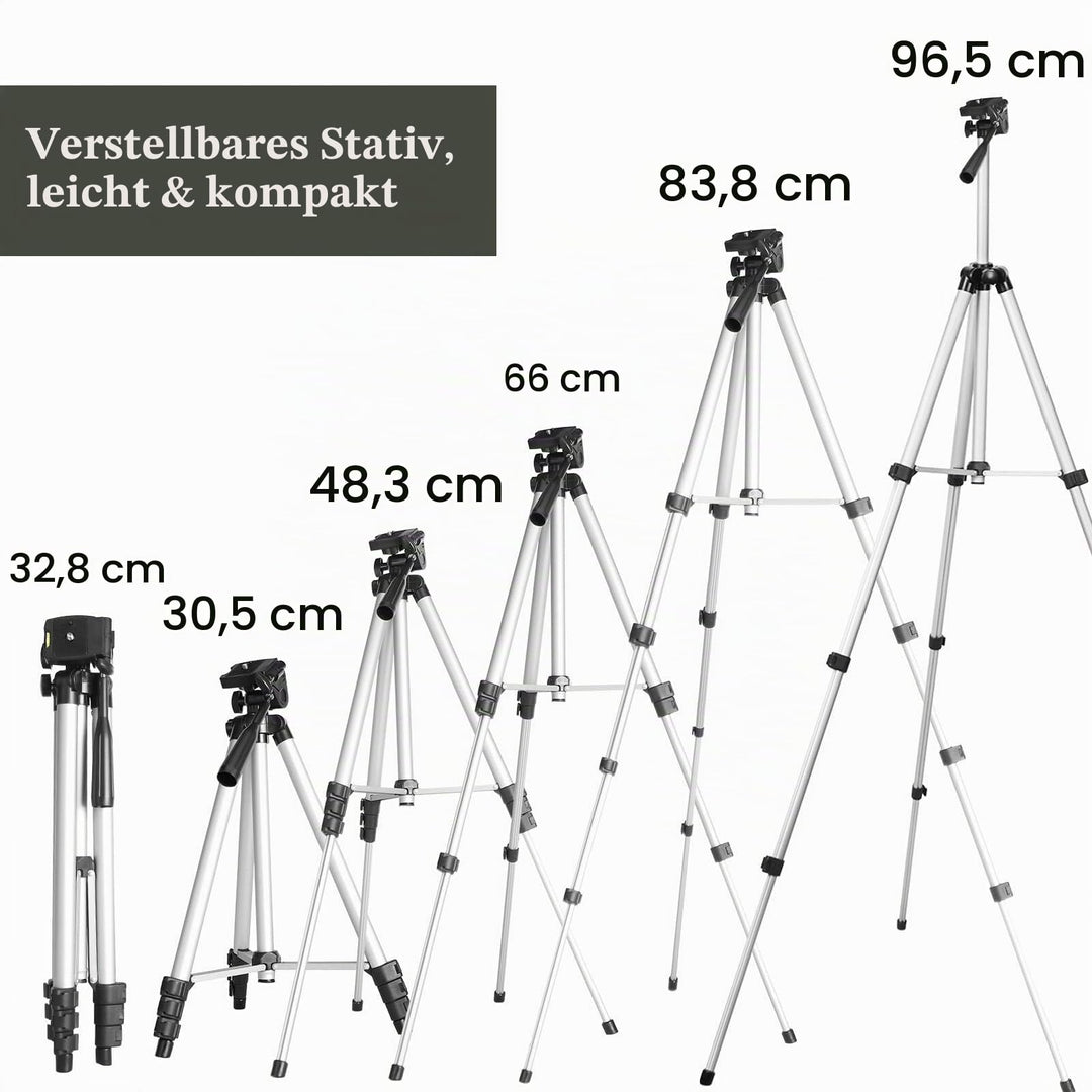 Refraktor Teleskop 70mm Apertur 400mm für Einsteiger mit Stativ - Bild 8