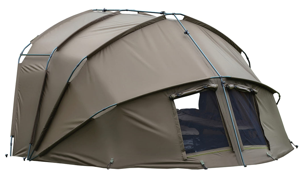 Karpfenzelt 1-2 Personen Bivvy 3,02x2,92x1,65m Schnellaufbau - Bild 6