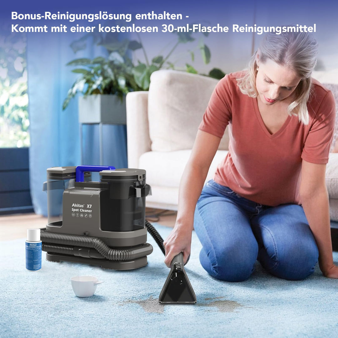 Waschsauger 600W Polsterreiniger mit 2-Tank-System für Sofa &amp; Auto - Bild 6