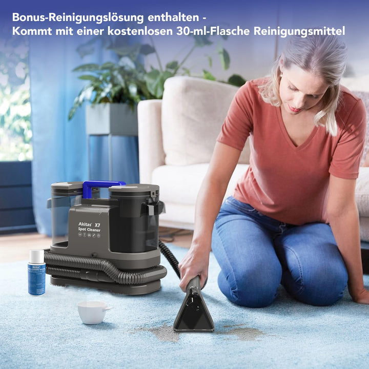 Waschsauger 600W Polsterreiniger mit 2-Tank-System für Sofa &amp; Auto - Bild 6