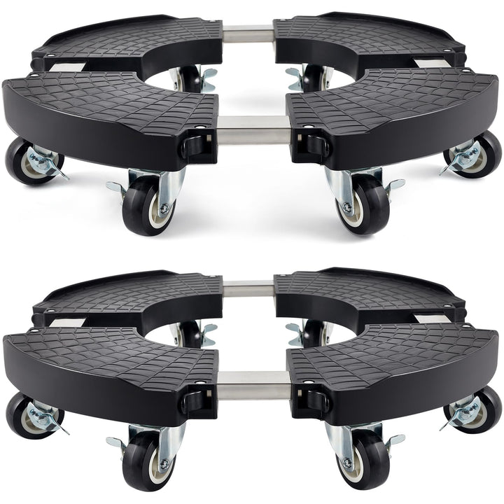 Pflanzenroller rund verstellbar 38-51cm 200kg 8 Rollen 2er-Set
