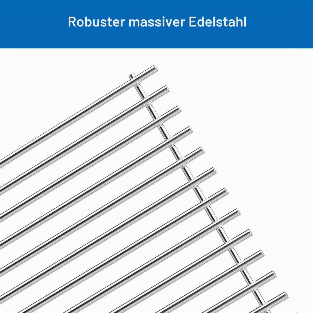 Grillrost Edelstahl 49,5x32cm für Weber Genesis 300 Serie, 2er-Set - Bild 3