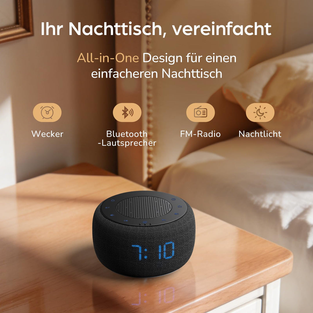 Radiowecker Digital 3-in-1 mit Bluetooth 5.0 und Nachtlicht - Bild 2