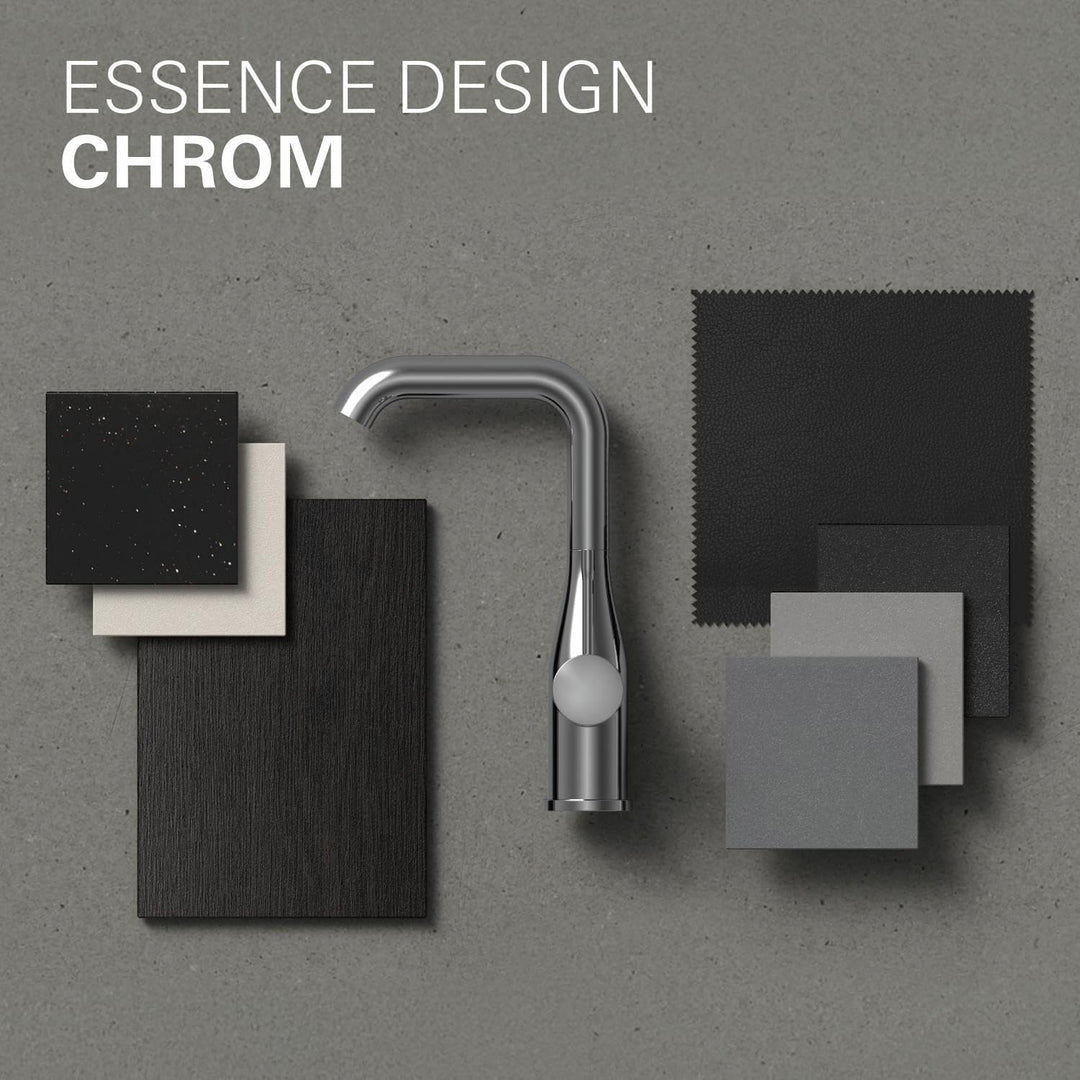 Waschtischarmatur Chrom Einhebelmischer Push-Open 24cm hoch - Bild 6
