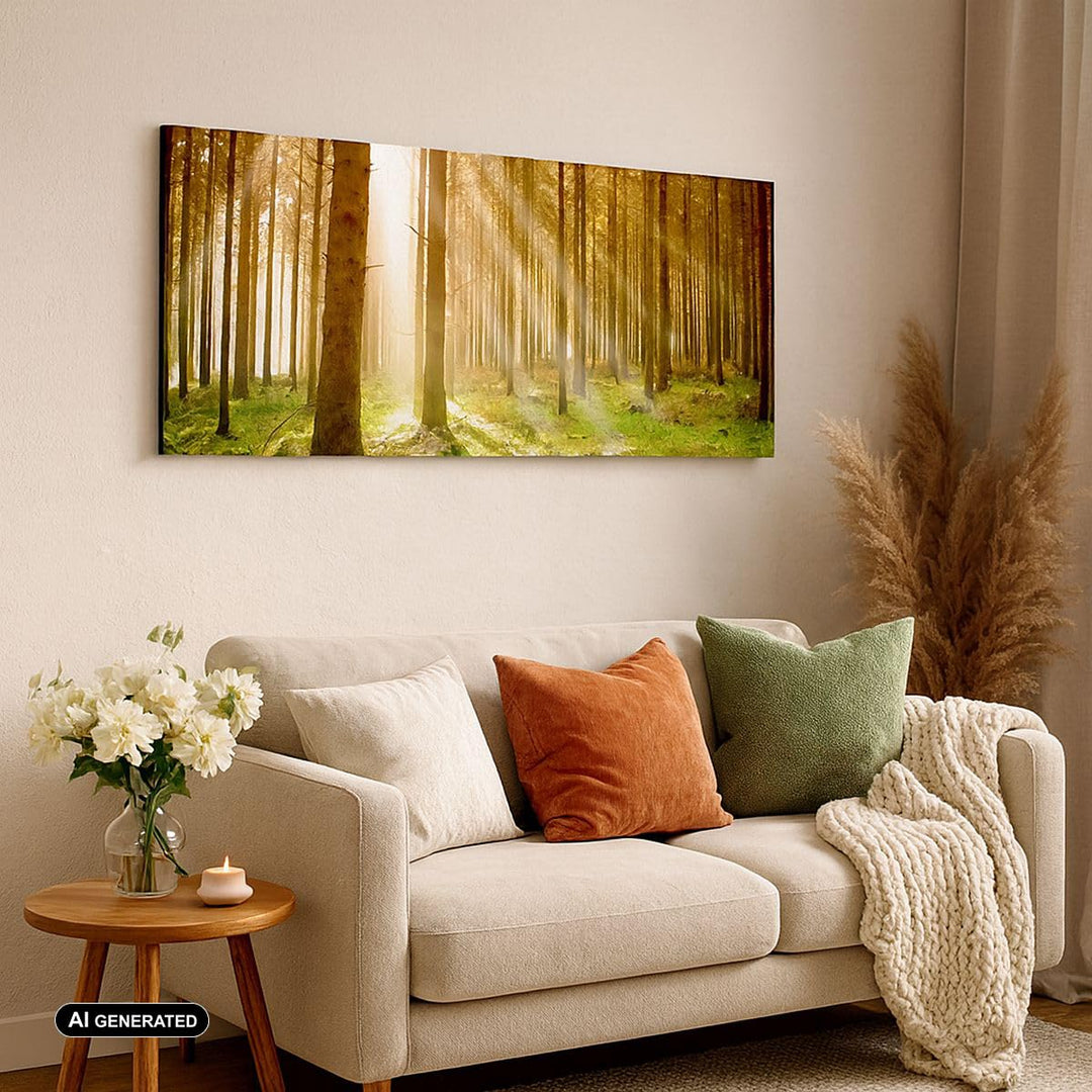 Leinwandbild Botanik Natur 120x50cm aufhängefertig - Bild 3