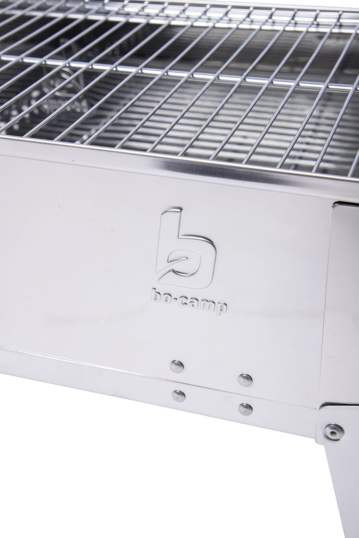 Campinggrill Edelstahl klappbar 33x22,5x27,5 cm für Reisen - Bild 3