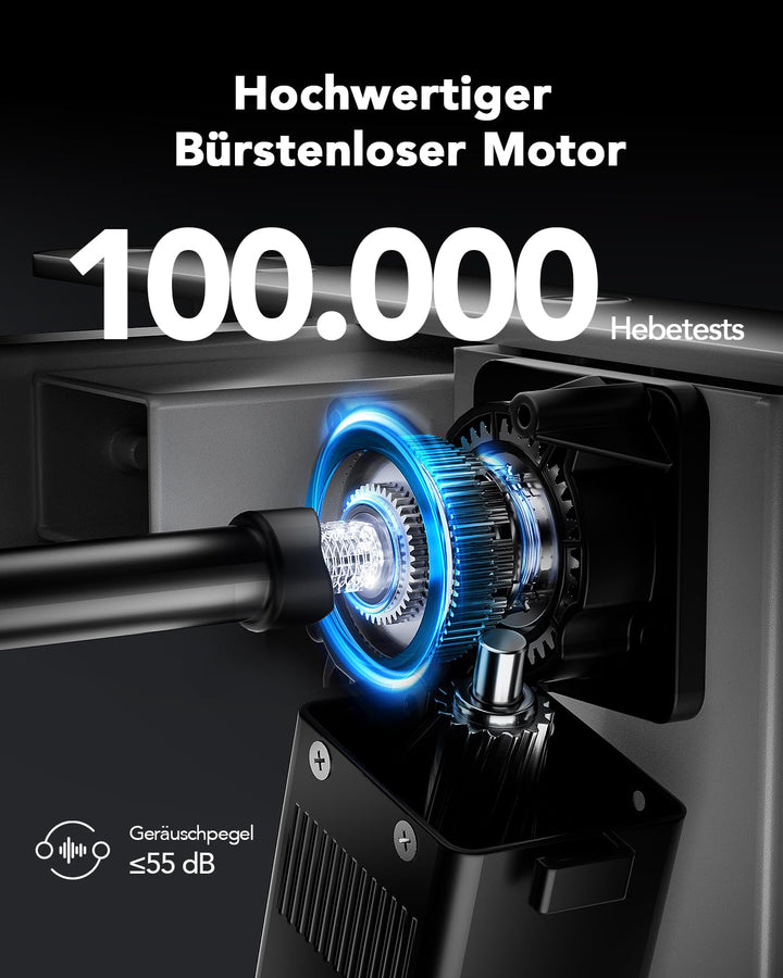 Schreibtisch Gestell höhenverstellbar bürstenloser Motor 72–118 cm - Bild 3