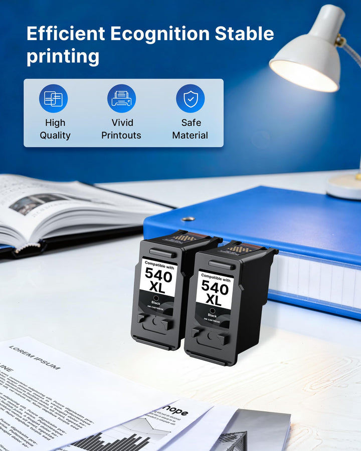 Druckerpatronen Schwarz kompatibel PG-540XL 2er-Pack für Canon PIXMA - Bild 4