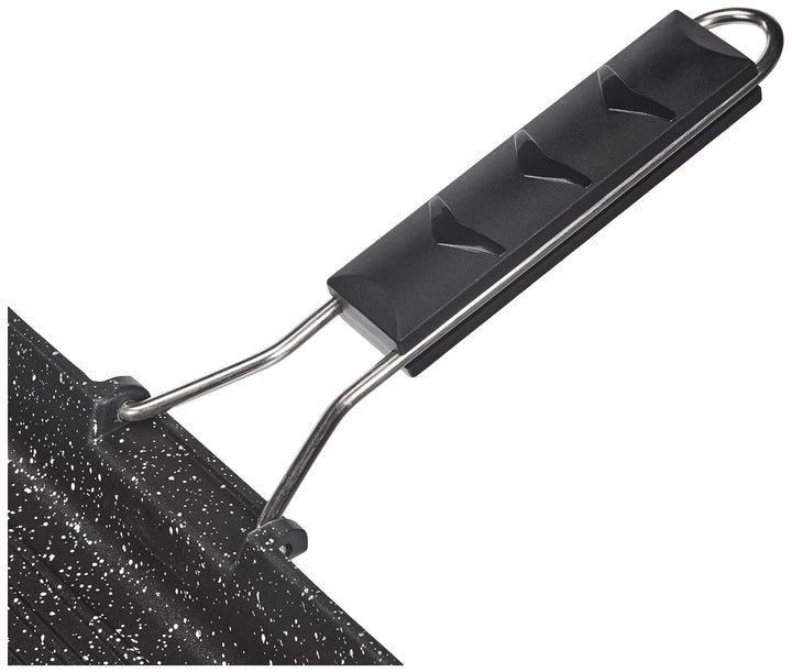 Grillpfanne Aluminiumguss Antihaft 25x35 cm für Gas und Ceran - Bild 3
