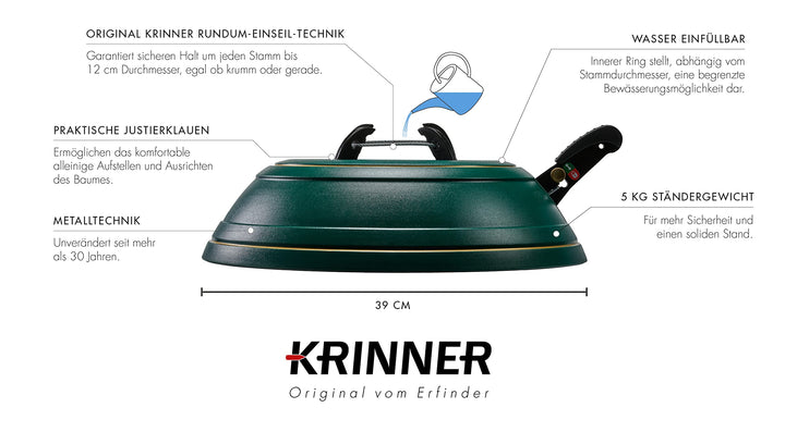 Christbaumständer Metall mit Fusspedal &amp; Einseiltechnik bis 2,6 m - Bild 5