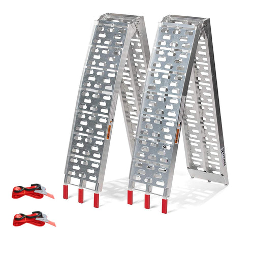 Auffahrrampe Aluminium klappbar 2er-Set 680 kg für Motorrad ATV