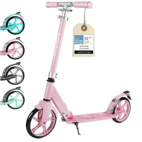 Faltbarer Cityroller mit grossen Rädern für Kinder & Erwachsene