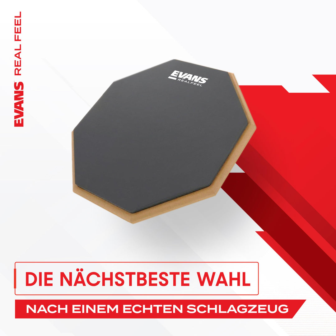 Drum Übungspad 2-seitig Natur- &amp; Recyclinggummi 12 Zoll - Bild 2