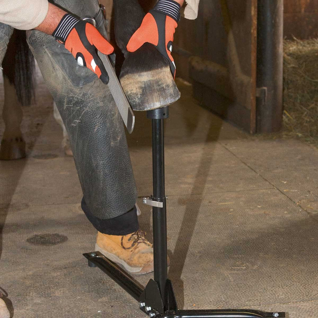Hufbock 2-in-1 für Vorder- und Hinterhufe, höhenverstellbar 35-63 cm - Bild 3