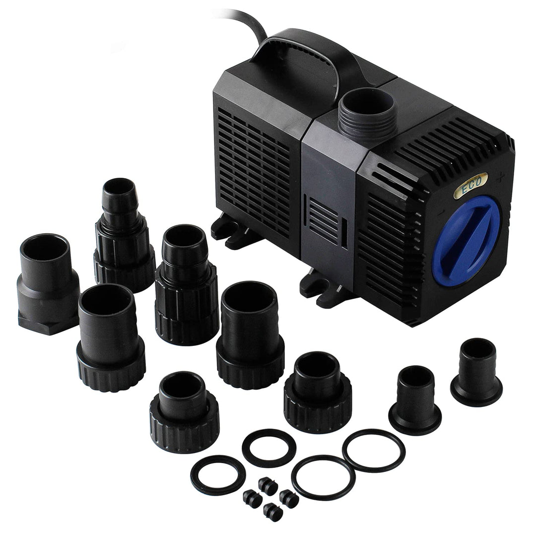 Teichpumpe 5200 l/h 40W Eco mit Durchflusskontrolle fuer Fischteich - Bild 2