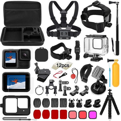 GoPro HERO 13 Black Zubehör-Set 23-teilig mit Unterwassergehäuse 70m