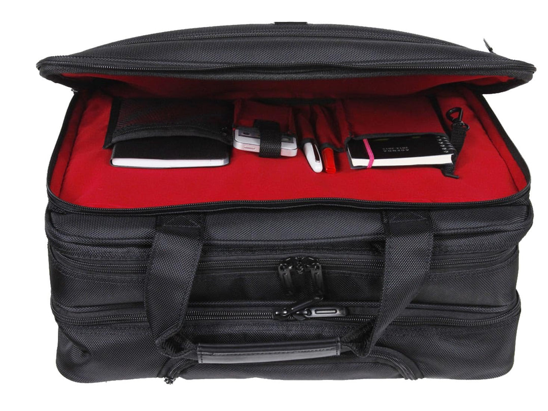 Aktentrolley Polyester-Nylon 42 cm mit Laptopfach schwarz - Bild 5