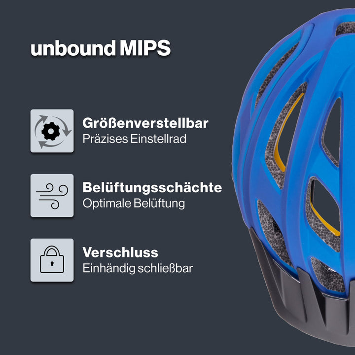 MTB Fahrradhelm MIPS Inmould 23 Lüftungsöffnungen 54-58 cm - Bild 2