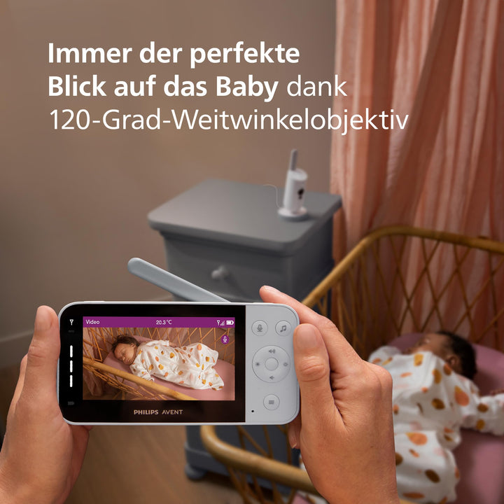 Babyphone mit HD-Kamera und WLAN 1080p Nachtsicht Gegensprechfunktion - Bild 5
