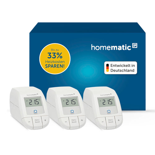 Heizkörperthermostat Set 3-teilig Smart Home Heizsteuerung