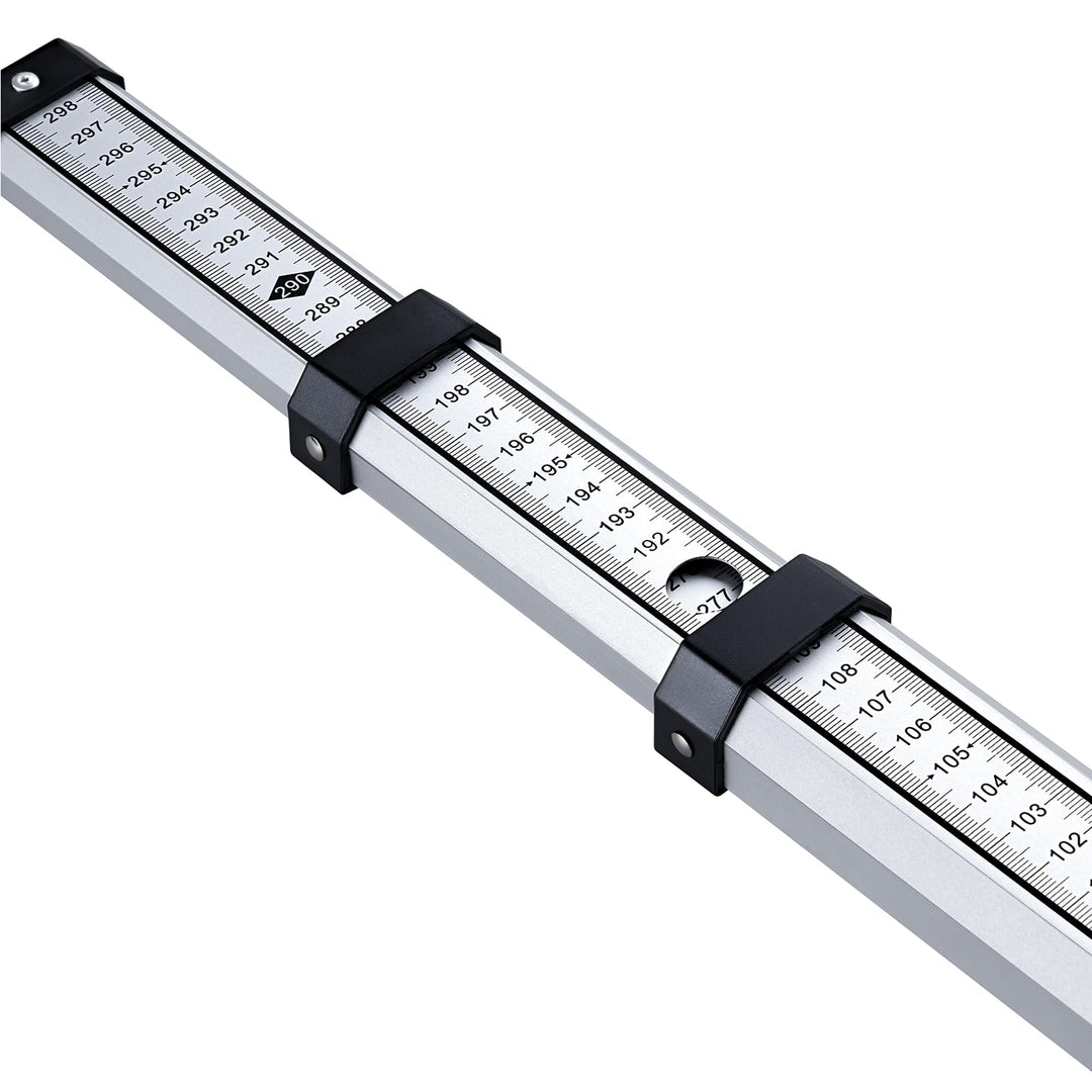 Teleskop-Nivellierlatte Aluminium 3m doppelseitige Skala für Laser - Bild 3