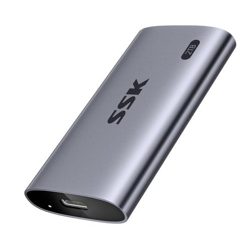 Externe SSD 2TB USB 3.2 Gen 2x2 bis 2000MB/s Aluminium