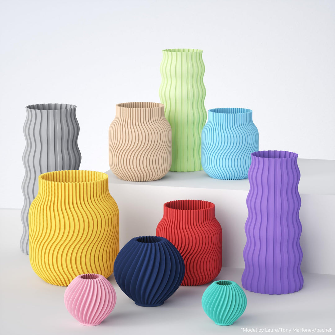 Matte PLA Filament 1.75mm 4kg Set Marineblau Rubinrot Mintgrün Gelb - Bild 7